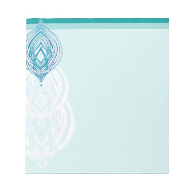 Blossom Open | Bloc de notas de Personalizable (Frente)