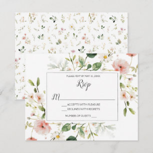 Blossoms rosa suave Petals Boda floral RSVP