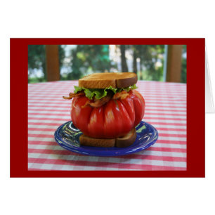 BLT con tomate gigante
