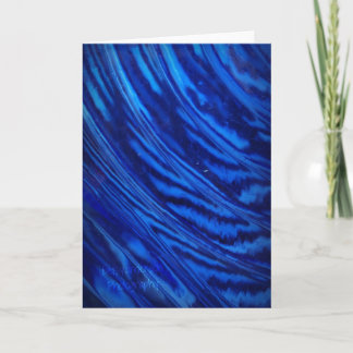 Blu Glass : Tarjeta en blanco