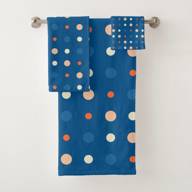 Blu, white and Naranja Dots (In situ)