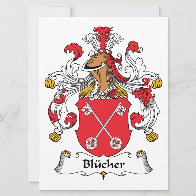 Blucher Family Crest (Anverso)