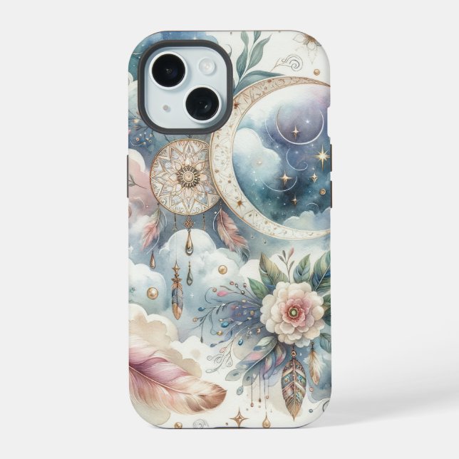 Blue and Pink Dream Catcher (Reverso )