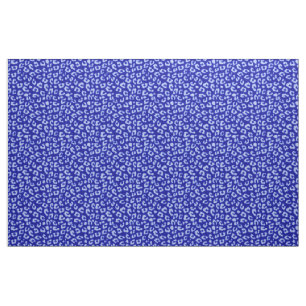 Blue Batik Leopard - tela