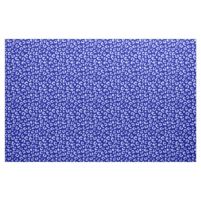 Blue Batik Leopard - tela ("Cuarto gordo" (fat quarter))
