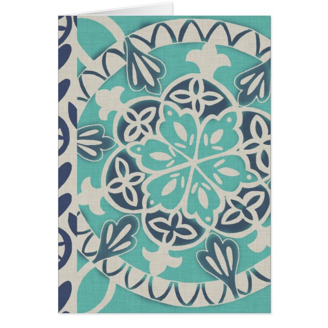 Blue Batik Tile I (Frente)