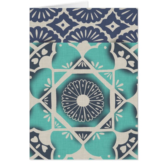 Blue Batik Tile II (Frente)
