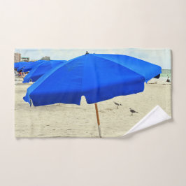 Blue Beach Umbrelles
