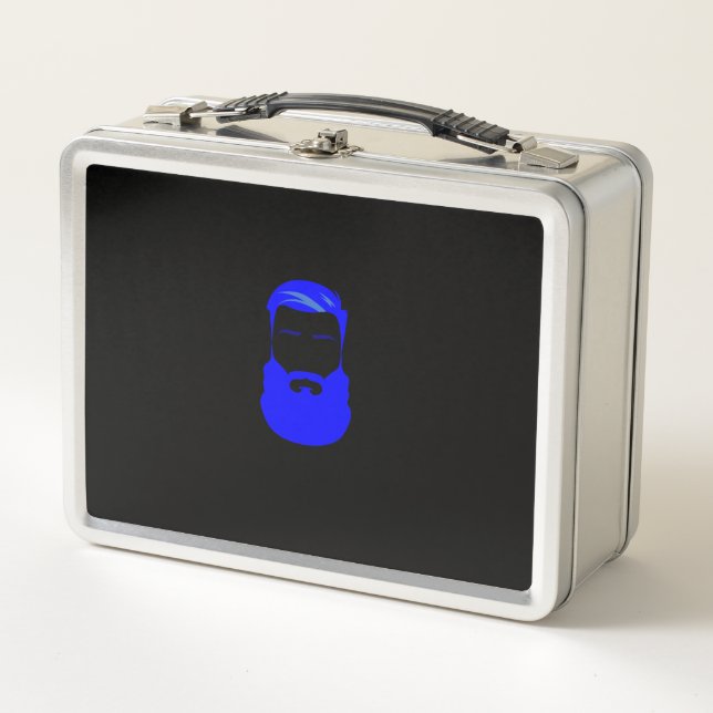 Blue Beard Metalizado Lunch Box (Anverso)