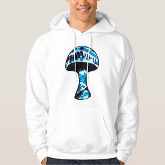 Blue Black TieDye Mushroom Camisas sudaderas encap