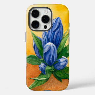 Blue Bloom iPhone 16 Pro Funda - Arte Botánico