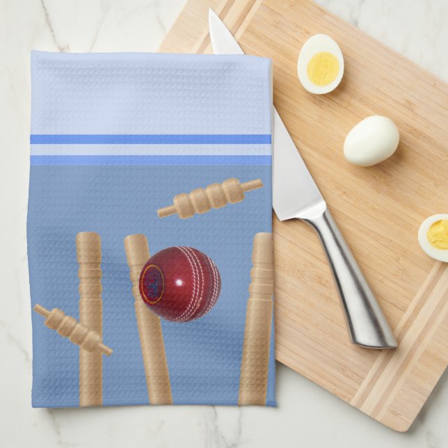 Blue Bowl En Cricket, Toalla De Plato (Doblado Cuarto)
