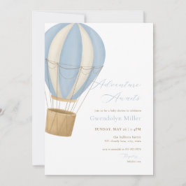 Blue Boy Adventure espera la invitación de Baby Sh