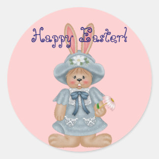 Blue Bunny - Pegatinas felices de Pascua