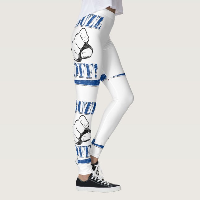 Blue Buzz Off Leggings (Derecha)