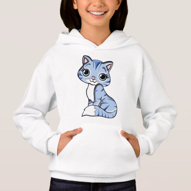 Blue cat feline animal (Anverso)