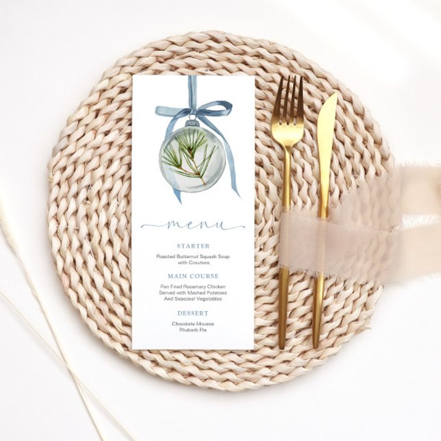 Blue Christmas Dinner Menu (Subido por el creador)