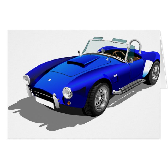 Blue Cobra Car (Anverso (Horizontal))