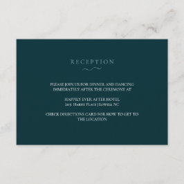 Blue Coral Watercolor Floral Wedding Recepción