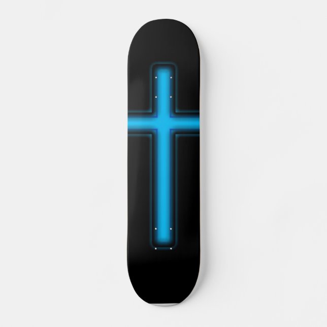 Blue Cross Skateboard (Anverso)