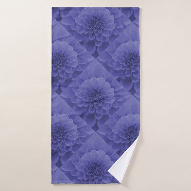 Blue Dahlia (Toalla de baño)
