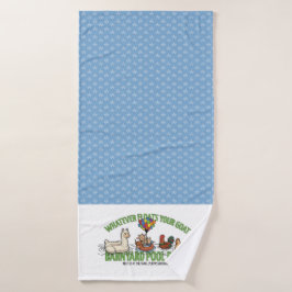 Blue Dewdrop Whatever Floats Your Boat Towel
