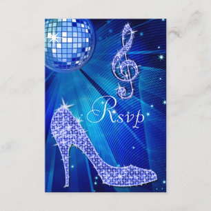 Blue Disco Ball Sparkle Heels RSVP