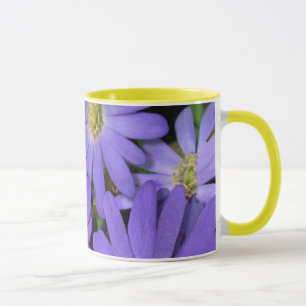 Blue Flowers Taza de café Blue Daisies