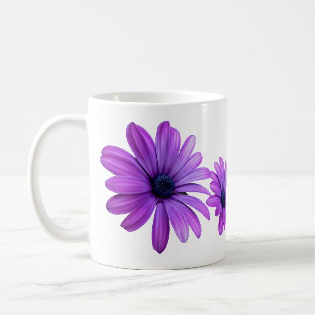 Blue Flowers Taza de café Blue Daisies (Izquierda)