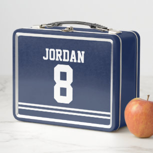 Blue Football Jersey con nombre y número personali