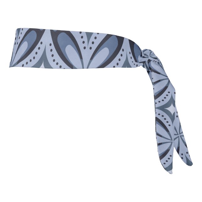 Blue Geometric Pattern Retro Style (Girar 90)