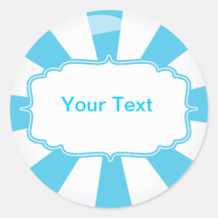 Blue Gigante lollipop caramelo Buffet etiqueta