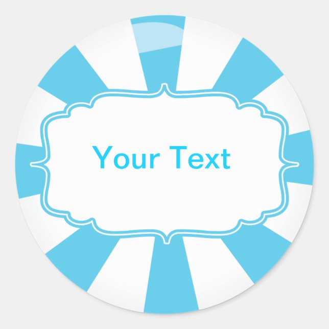 Blue Gigante lollipop caramelo Buffet etiqueta (Anverso)