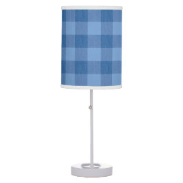 Blue Gingham Check Plaid