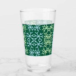 Blue gr Nieve flakes patrón de nieve Navidad