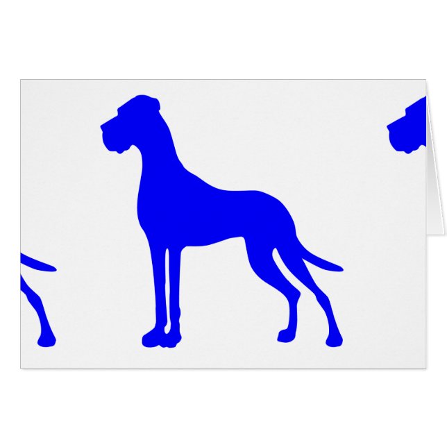 Blue Great Dane (Anverso (Horizontal))