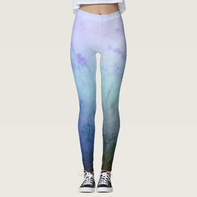 Blue, Green, Melody Mood Personalizados Leggings (Anverso)
