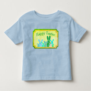 Blue Happy Easter Top