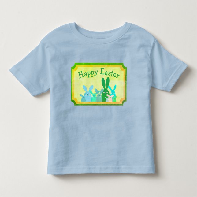Blue Happy Easter Top (Anverso)