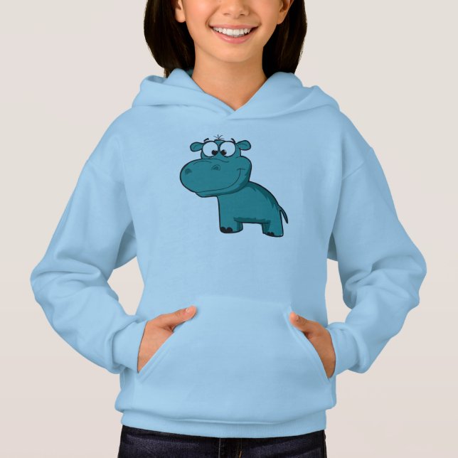 Blue Happy Hippo (Anverso)