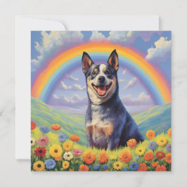 Blue Heeler Memorial lindo Personalizado nombre pe