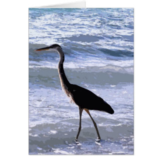 Blue Heron Wading