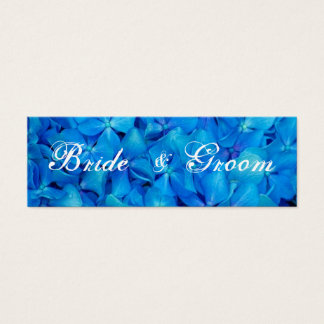 Blue Hydrangea Boda Gracias tarjeta