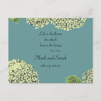 Blue Hydrangeas RSVP