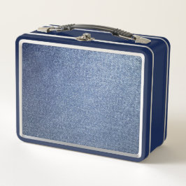 Blue Jean Metalizado Lunchbox