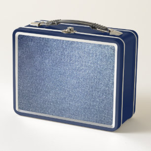 Blue Jean Metalizado Lunchbox