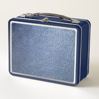 Blue Jean Metalizado Lunchbox