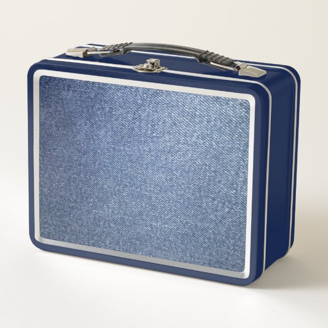 Blue Jean Metalizado Lunchbox (Anverso)