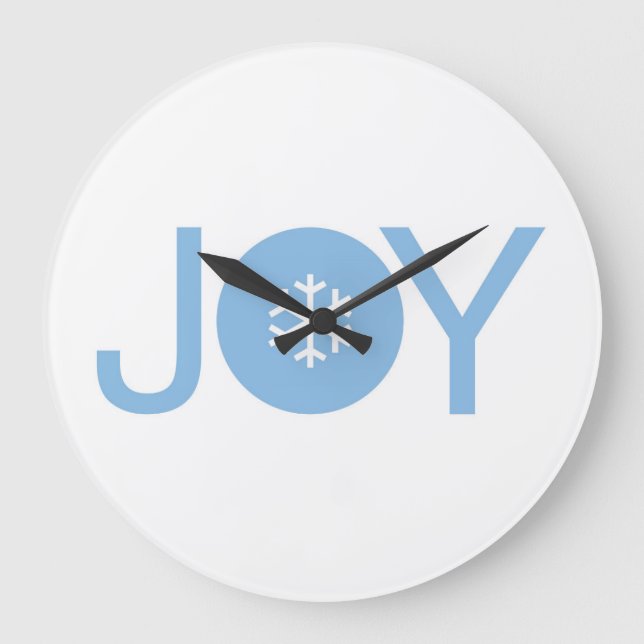 Blue Joy Navidades Gran Reloj (Anverso)