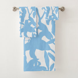 Blue Lily Silhouette